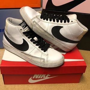 Nike Blazer Mid - White/Black - Sz 9.5